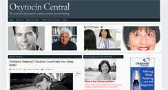 Desktop Screenshot of oxytocincentral.com